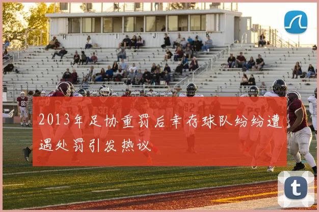 2013年足协重罚后幸存球队纷纷遭遇处罚引发热议